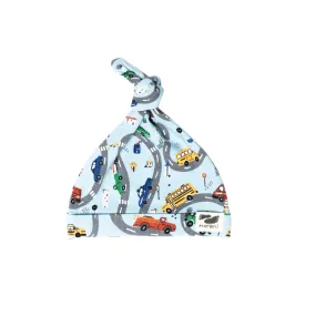 Organic Baby Beanie - Cars