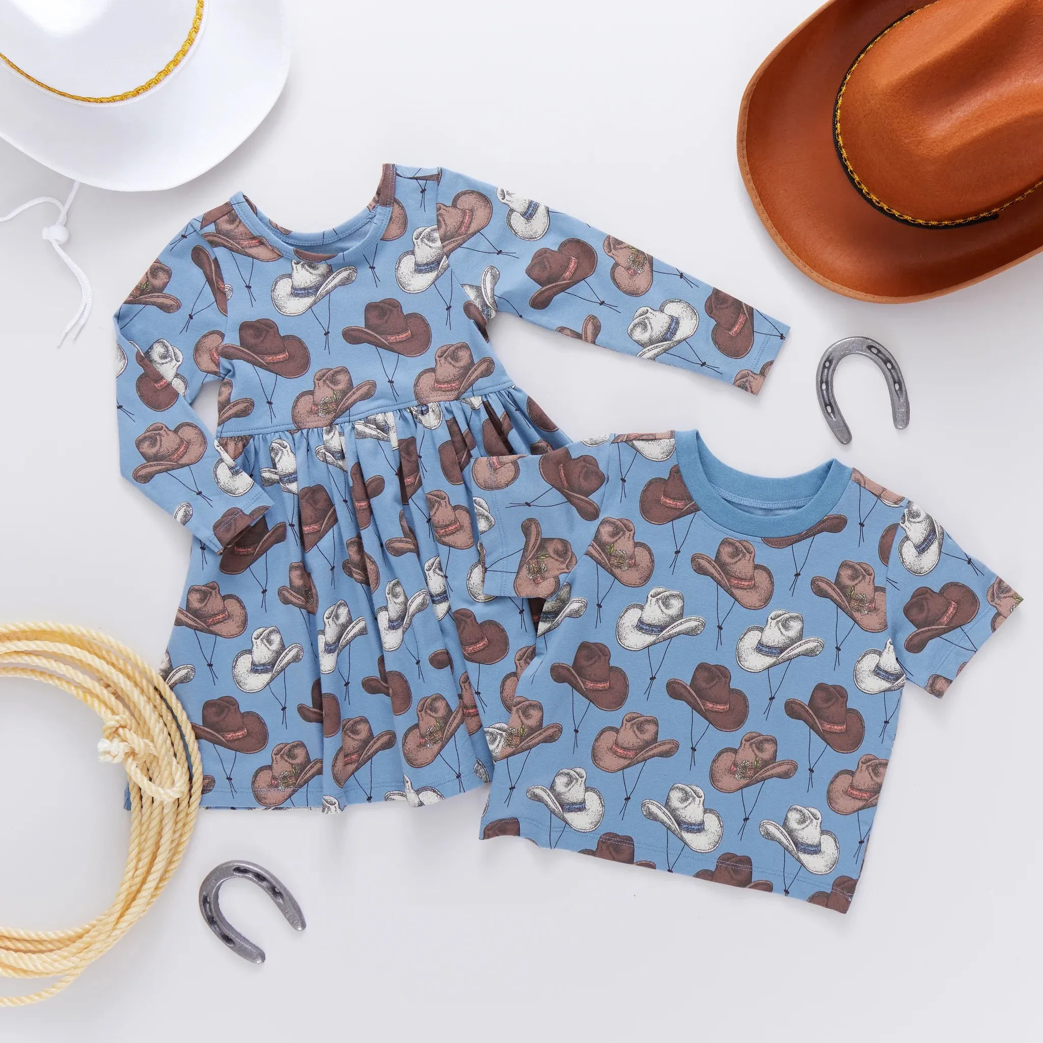 Organic SS Steph Dress Cowboy Hats