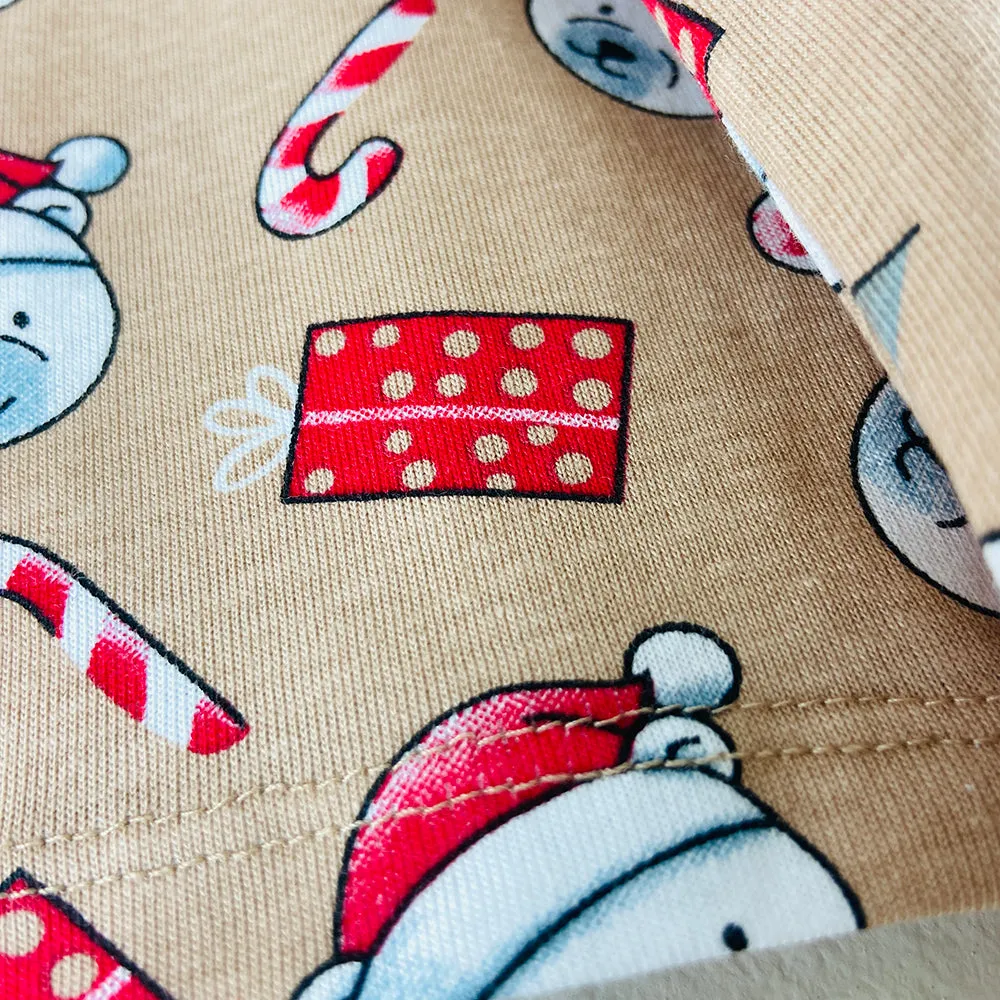 Pack of 4 Toddler Baby Full Sleeve Bodysuit Printed Cotton Romper