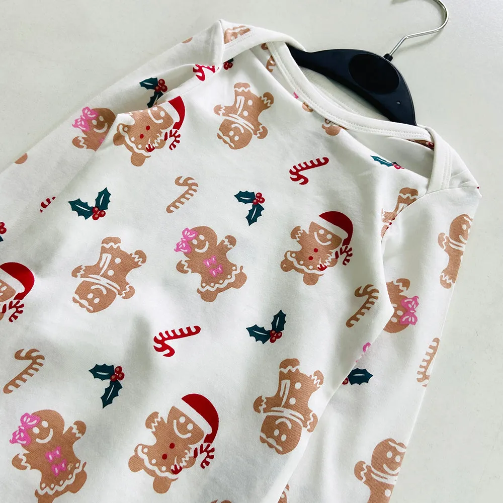 Pack of 4 Toddler Baby Full Sleeve Bodysuit Printed Cotton Romper