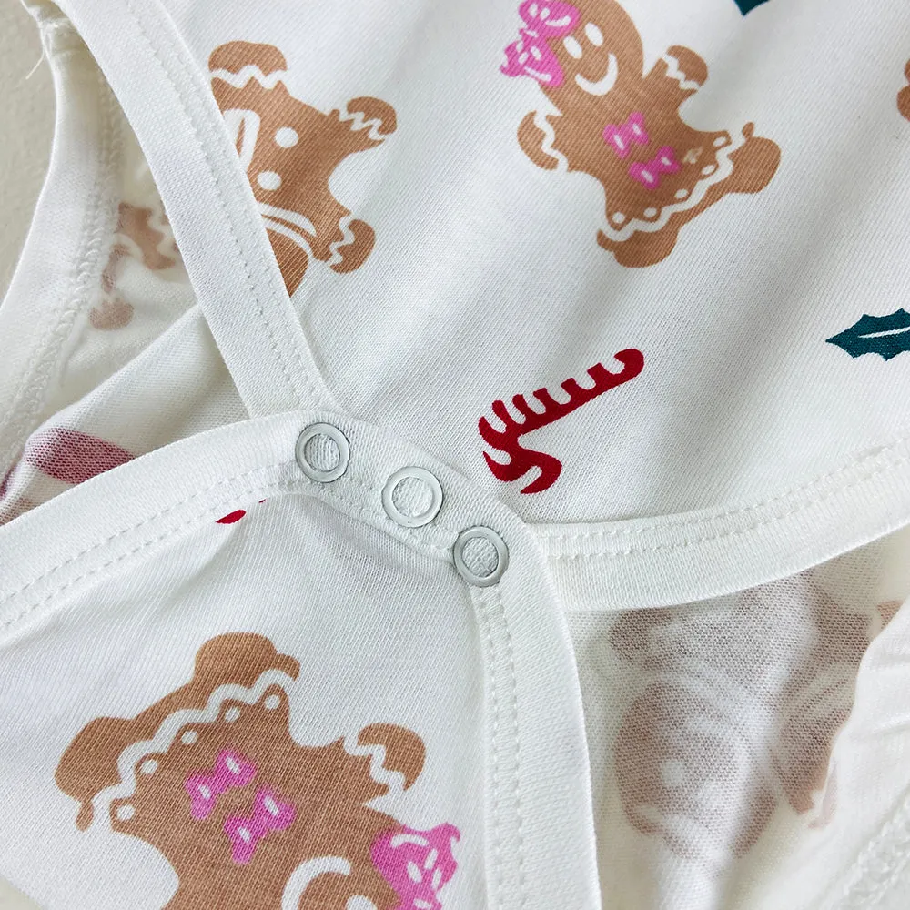 Pack of 4 Toddler Baby Full Sleeve Bodysuit Printed Cotton Romper