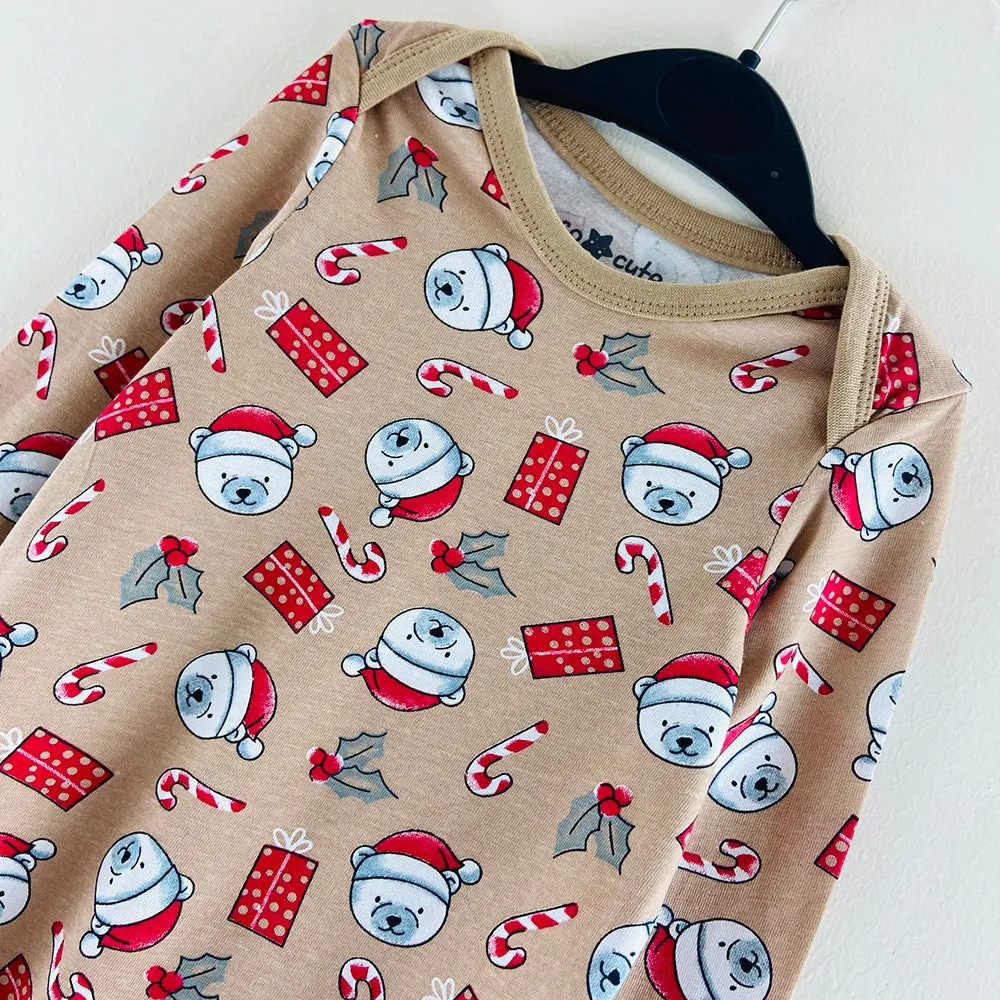 Pack of 4 Toddler Baby Full Sleeve Bodysuit Printed Cotton Romper