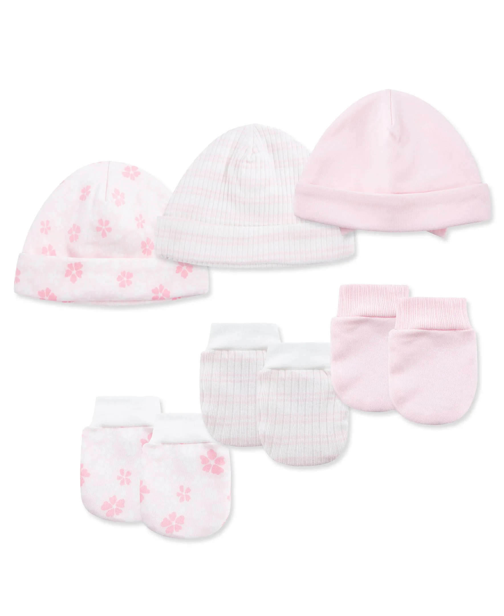 Petals Hat & Mitt Set