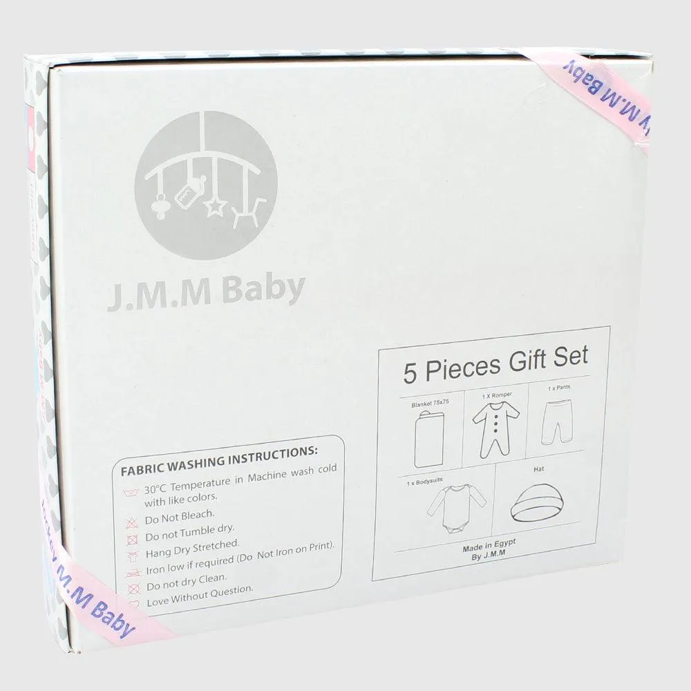 Pinkish 5-Piece Baby Layette Set