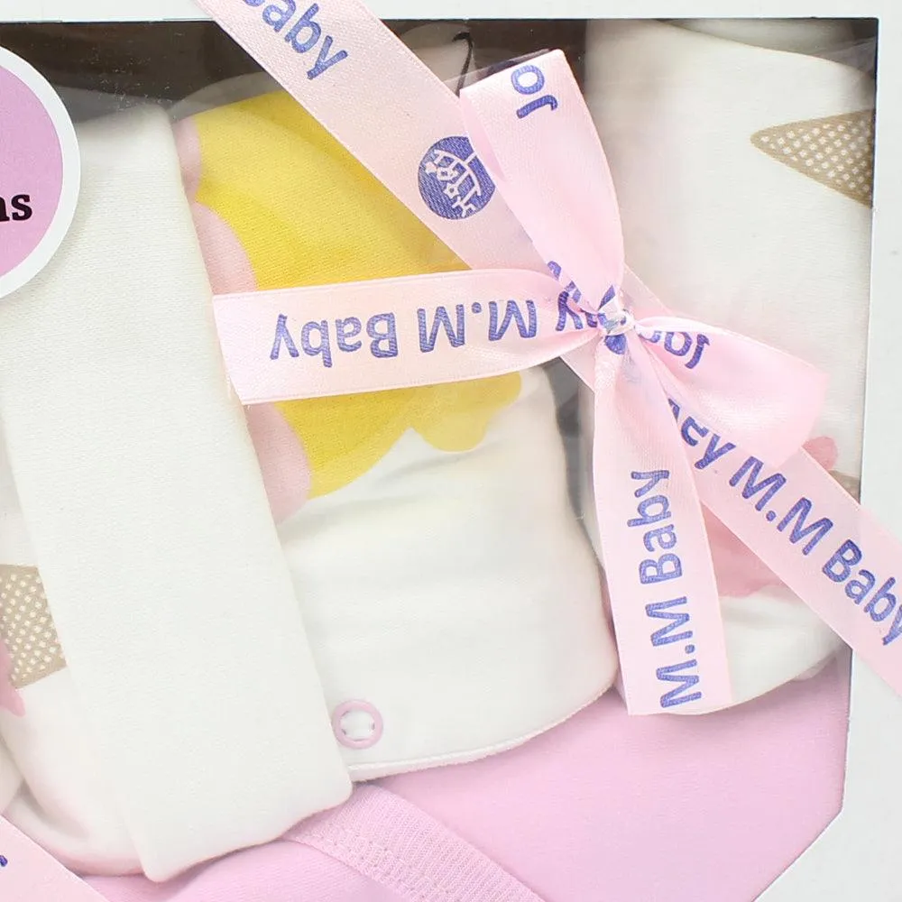 Pinkish 5-Piece Baby Layette Set