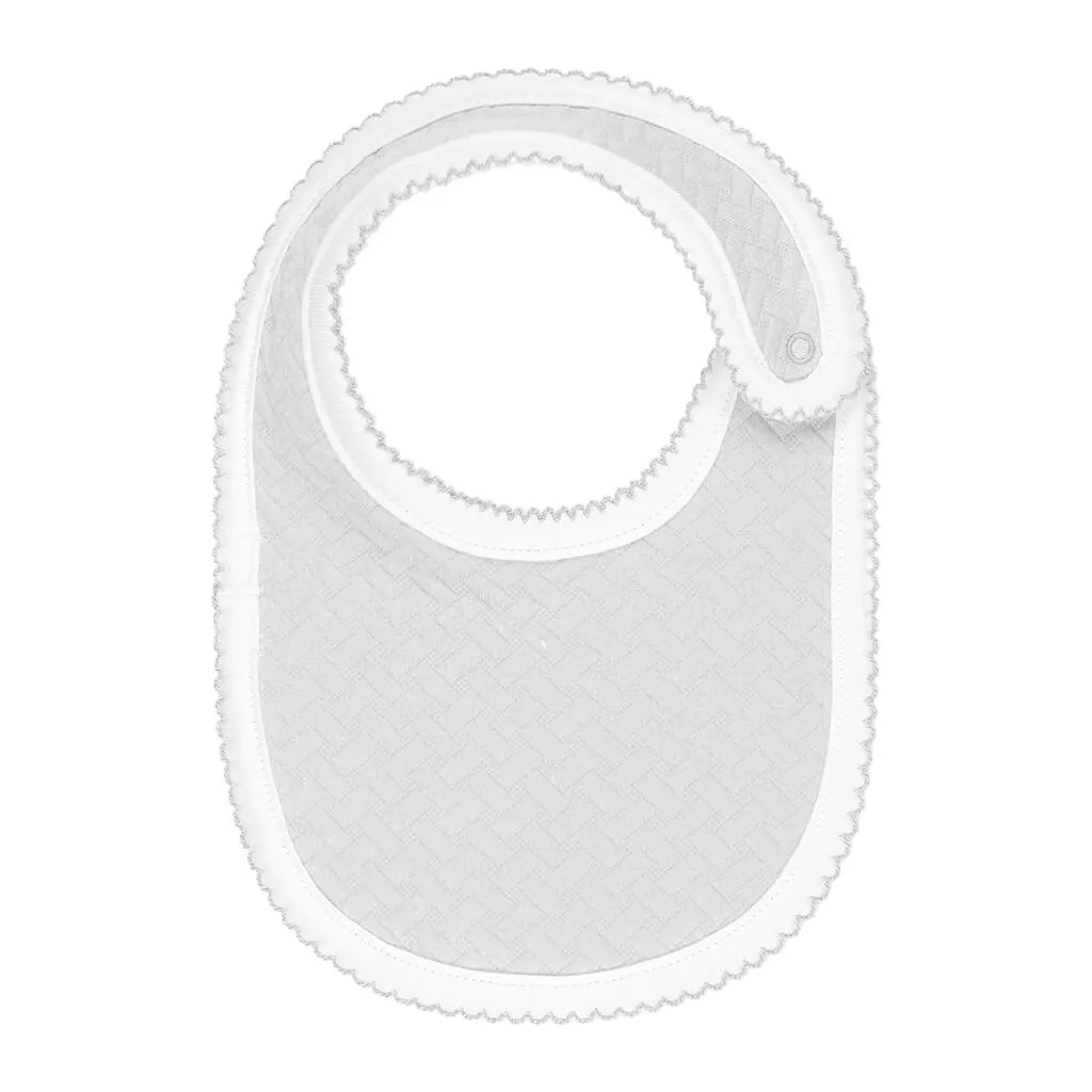 Pique Side Clip Bib Grey