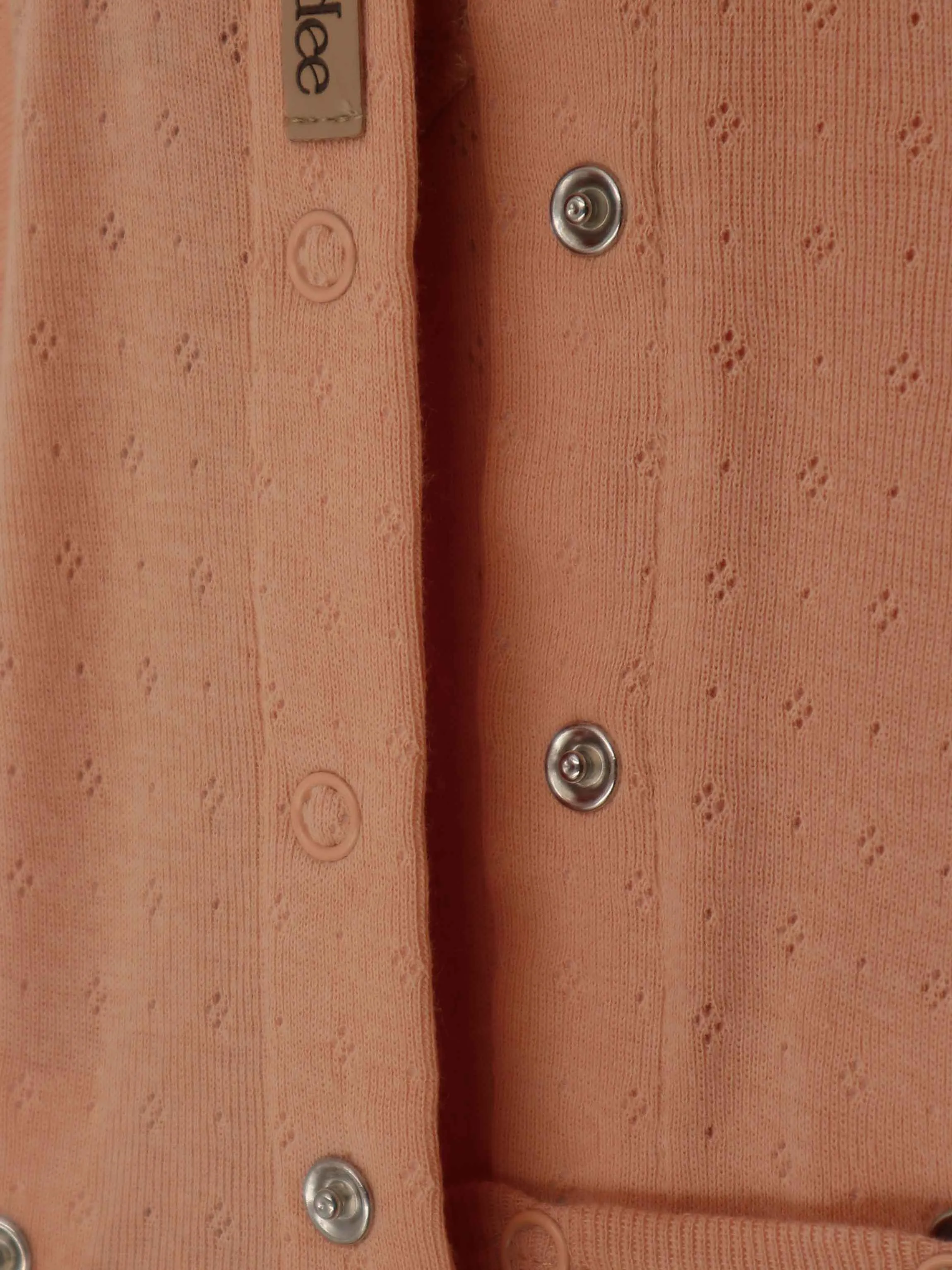 Pointelle Layette Set-Peach