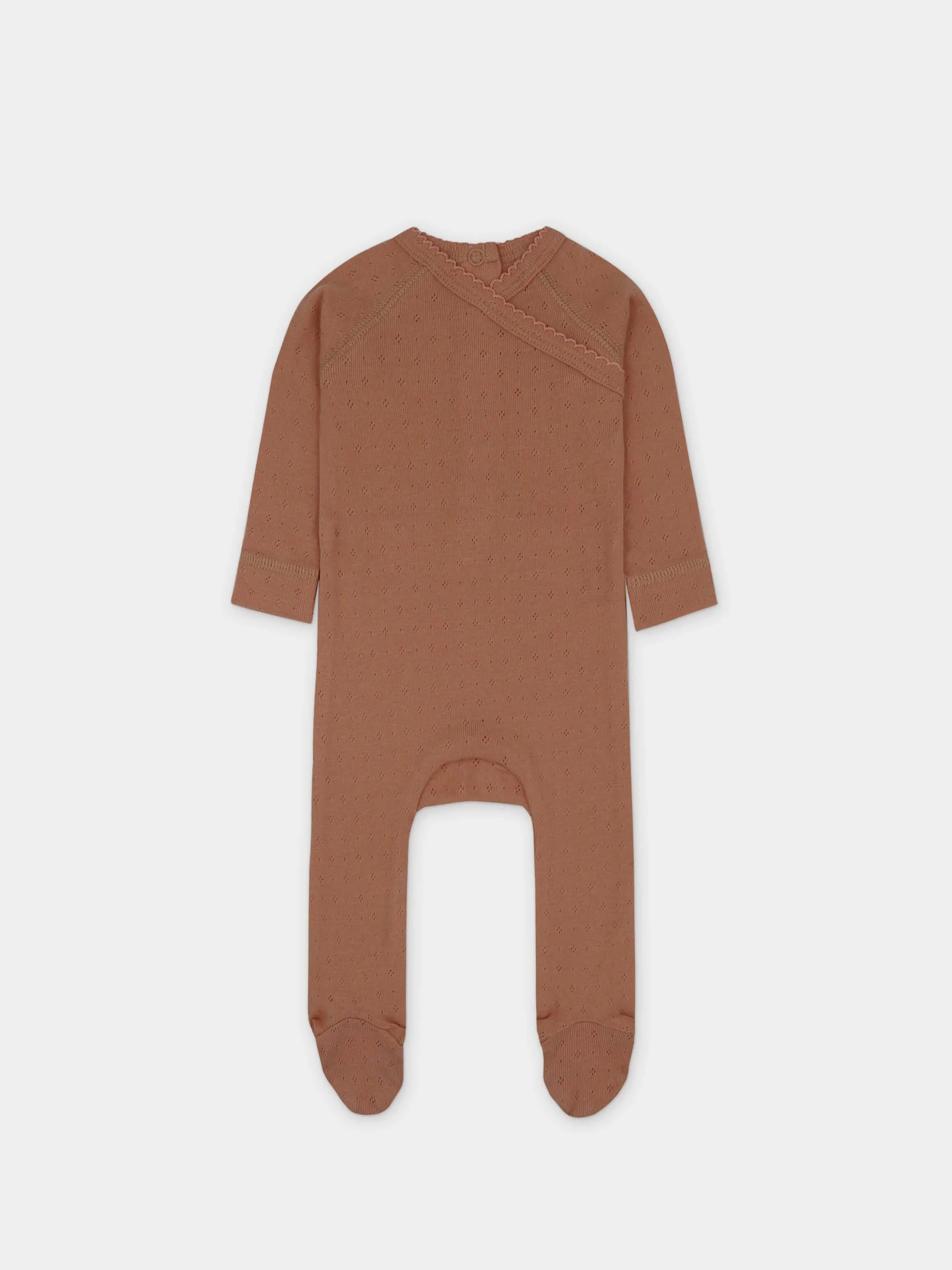 Pointelle Layette Set-Peach