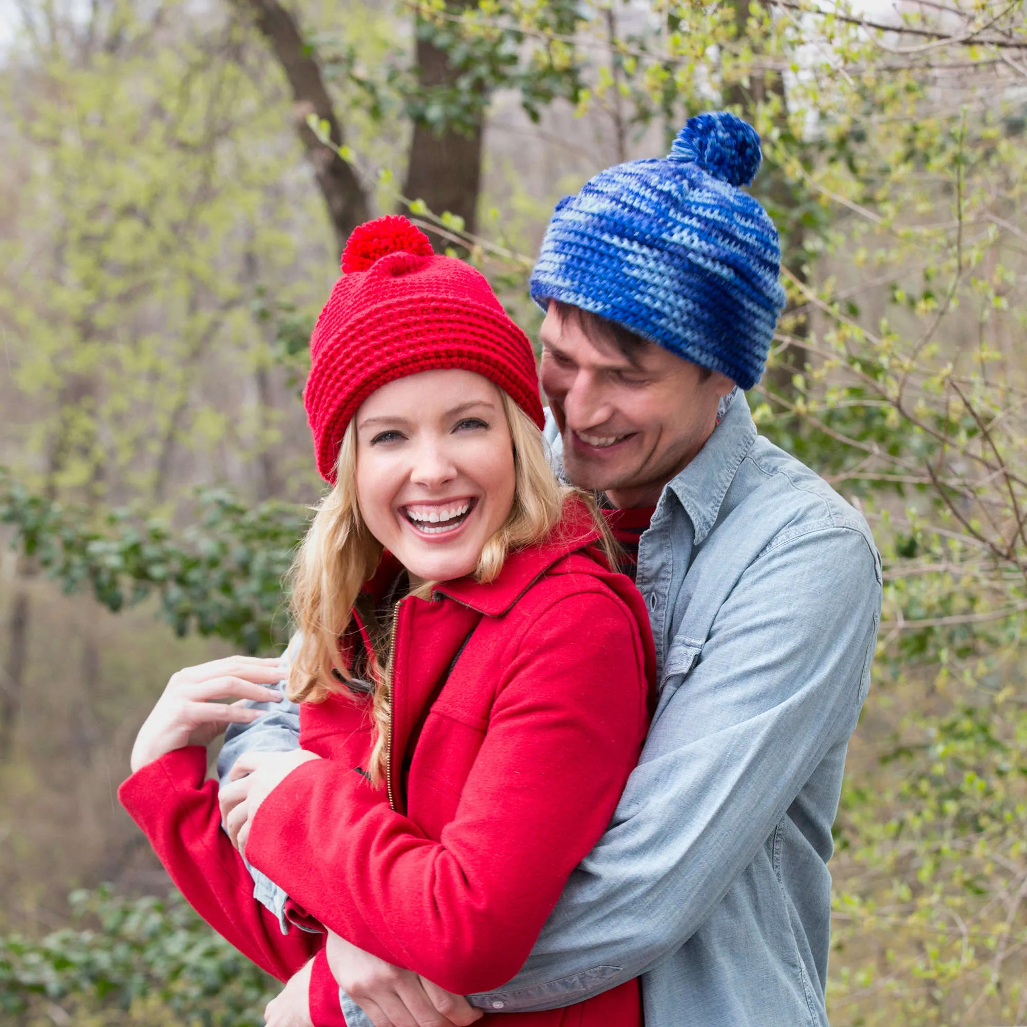 Red Heart Crochet Hat