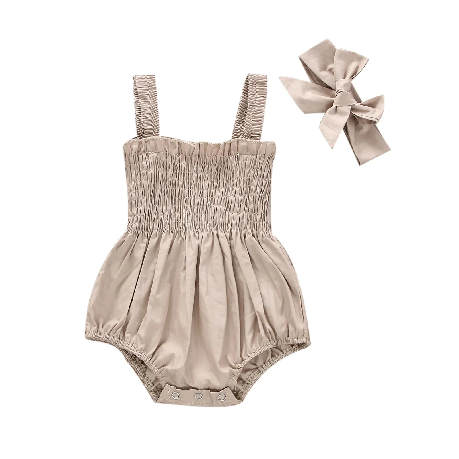Sally Summer Baby Romper and Headband