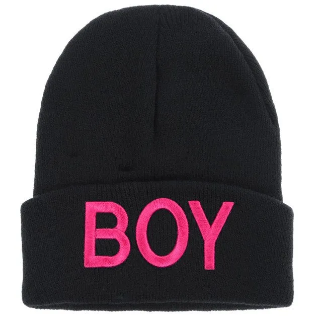 Sidiou Group Hats for  Kids Letter Beanie Baby Caps Ski Knitted Woolen Baby Accessories
