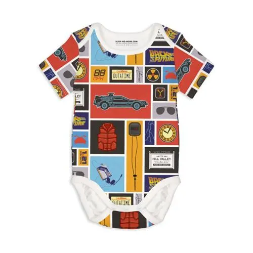 Sleep-No-More Back to the Future 02 Short Sleeve Bodysuit