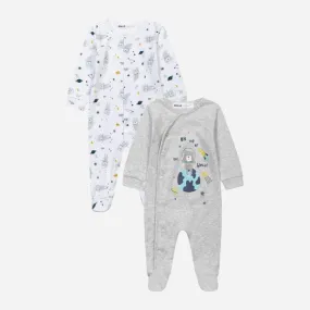 Sleepsuit Set (2 Sleepsuits) - Space Dog