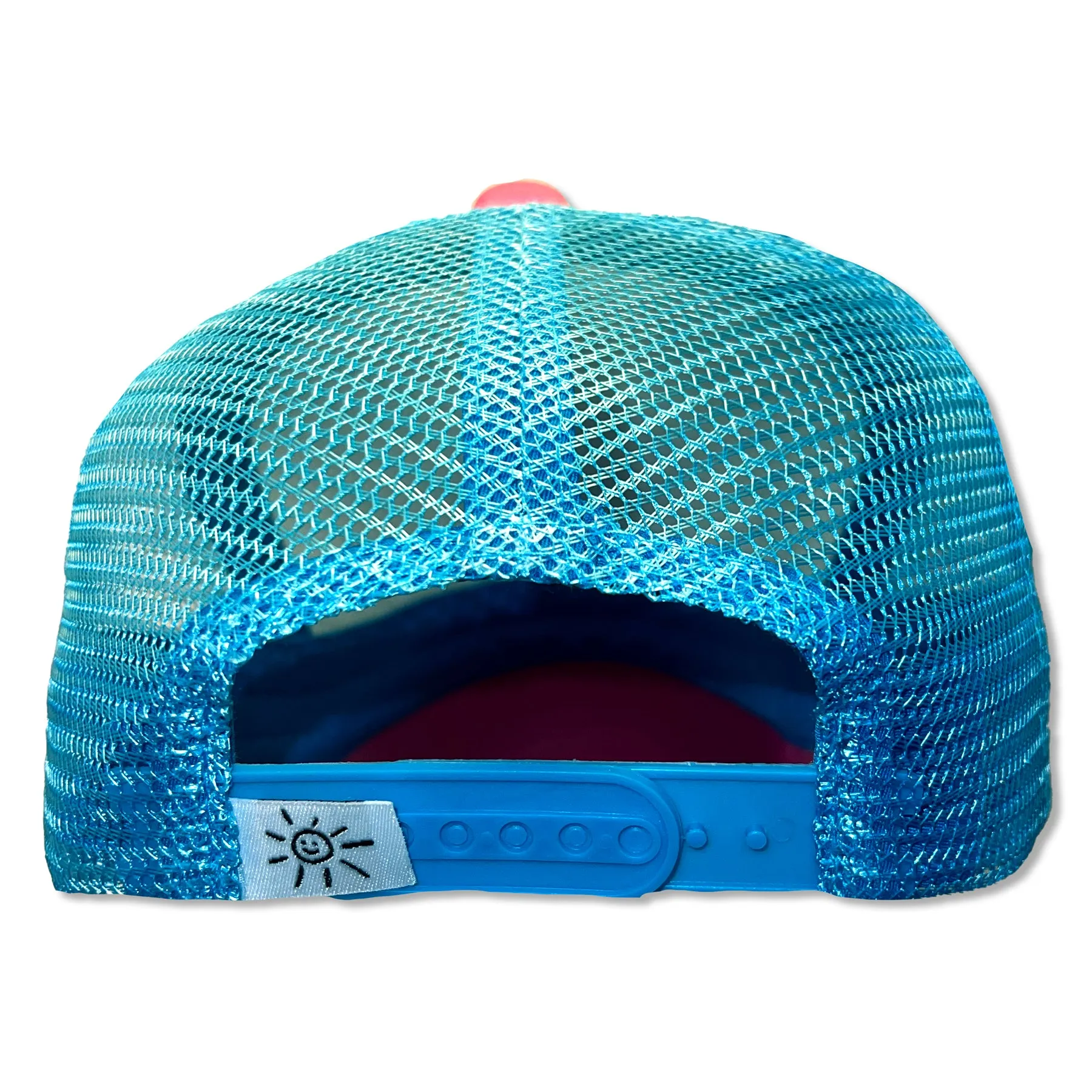 Sol Baby Mermaid Vibes Aqua Pink Trucker Hat