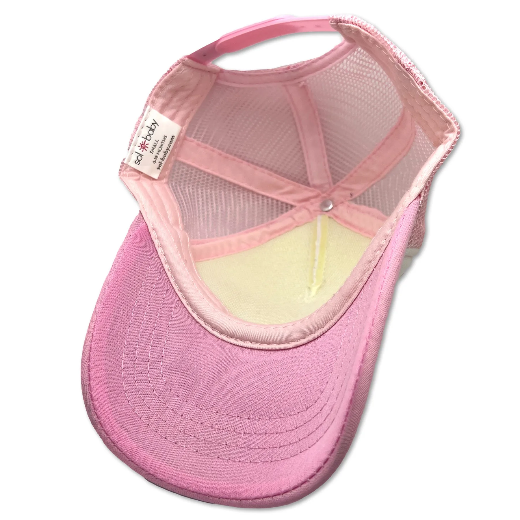 Sol Baby Purple Glitter Mermaid Pink Trucker Hat