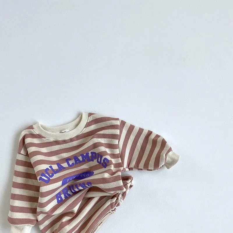 Striped UCLA Onesie
