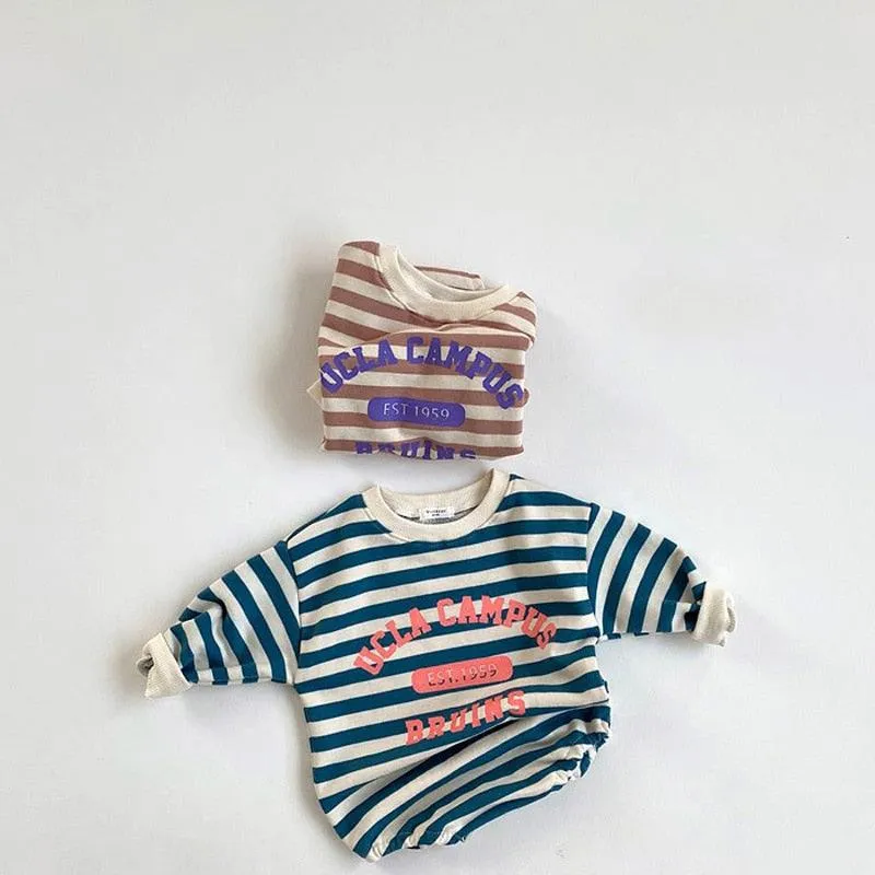 Striped UCLA Onesie