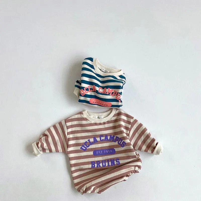 Striped UCLA Onesie