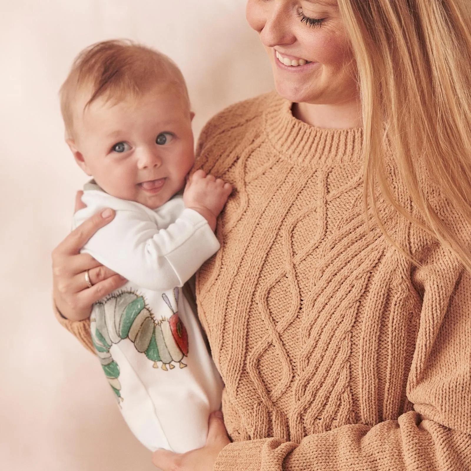 The Very Hungry Caterpillar & Ribbed Clever Zip Sleepsuit 2 Pack