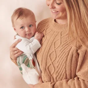 The Very Hungry Caterpillar & Ribbed Clever Zip Sleepsuit 2 Pack