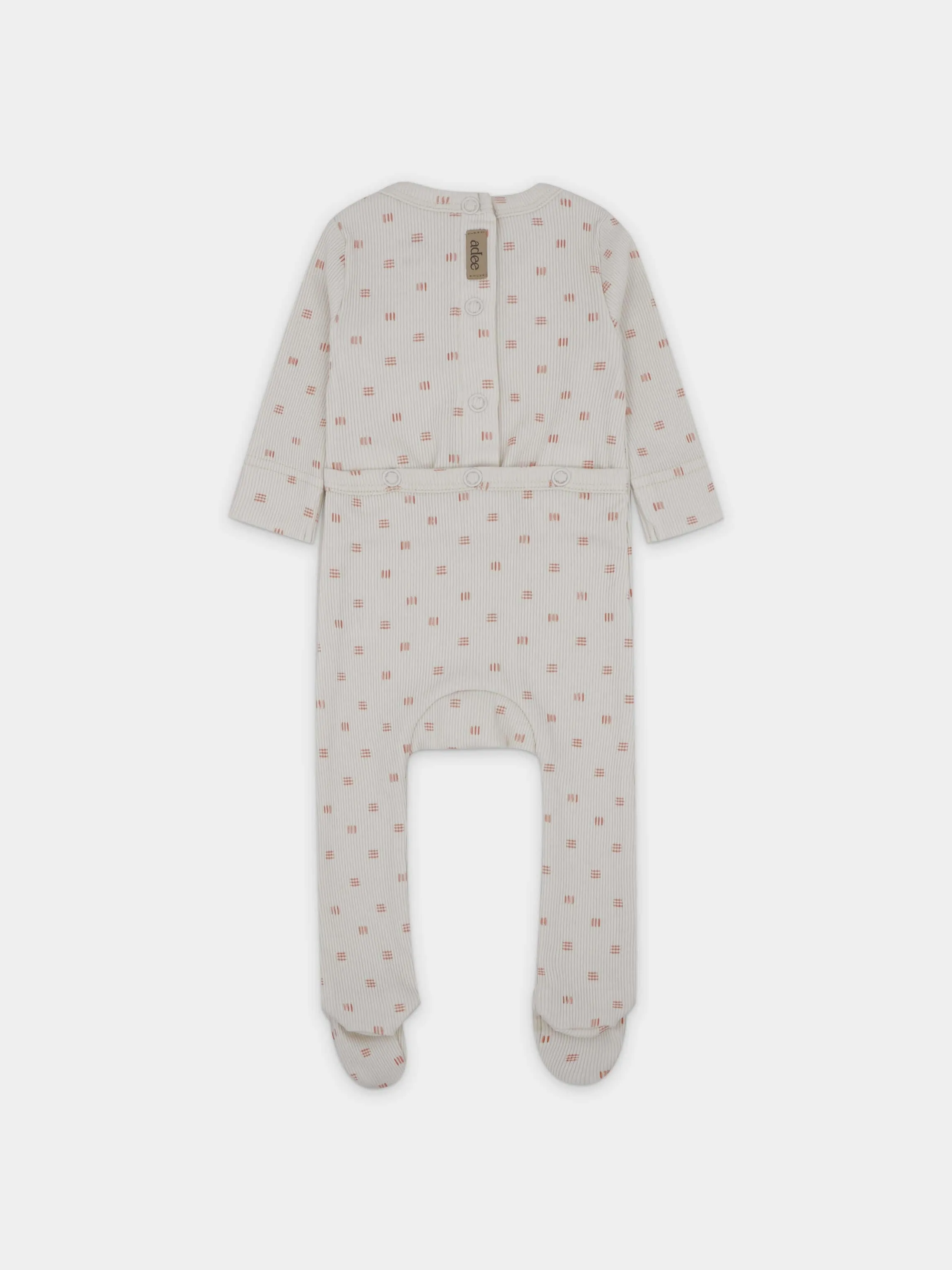 Three Line Layette Set-Pink
