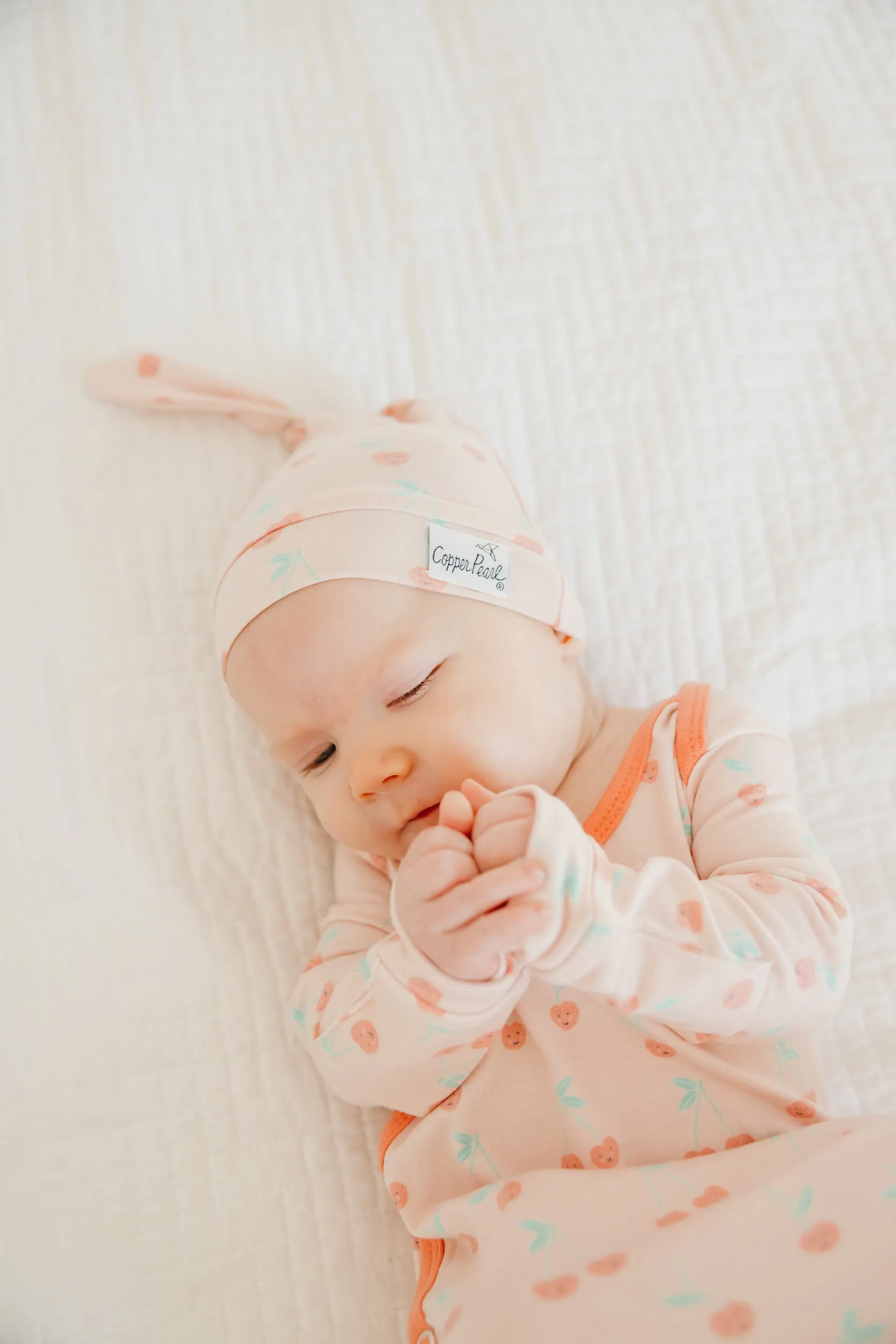 Top Knot Hat - Cheery