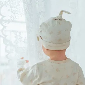 Top Knotted Organic Cotton Baby Beanies
