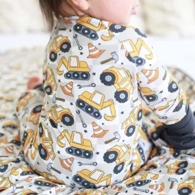Under Construction Convertible Zip Romper
