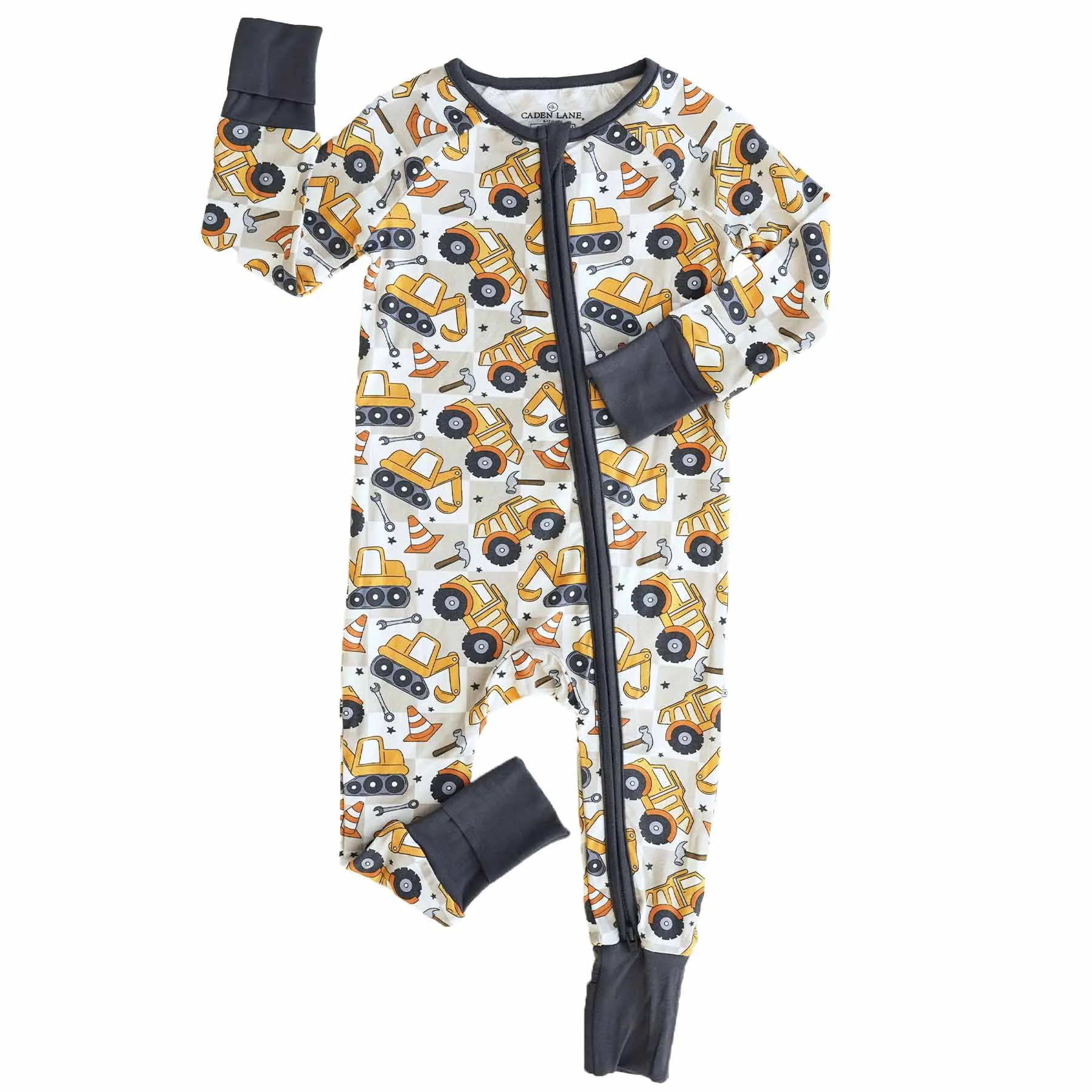 Under Construction Convertible Zip Romper