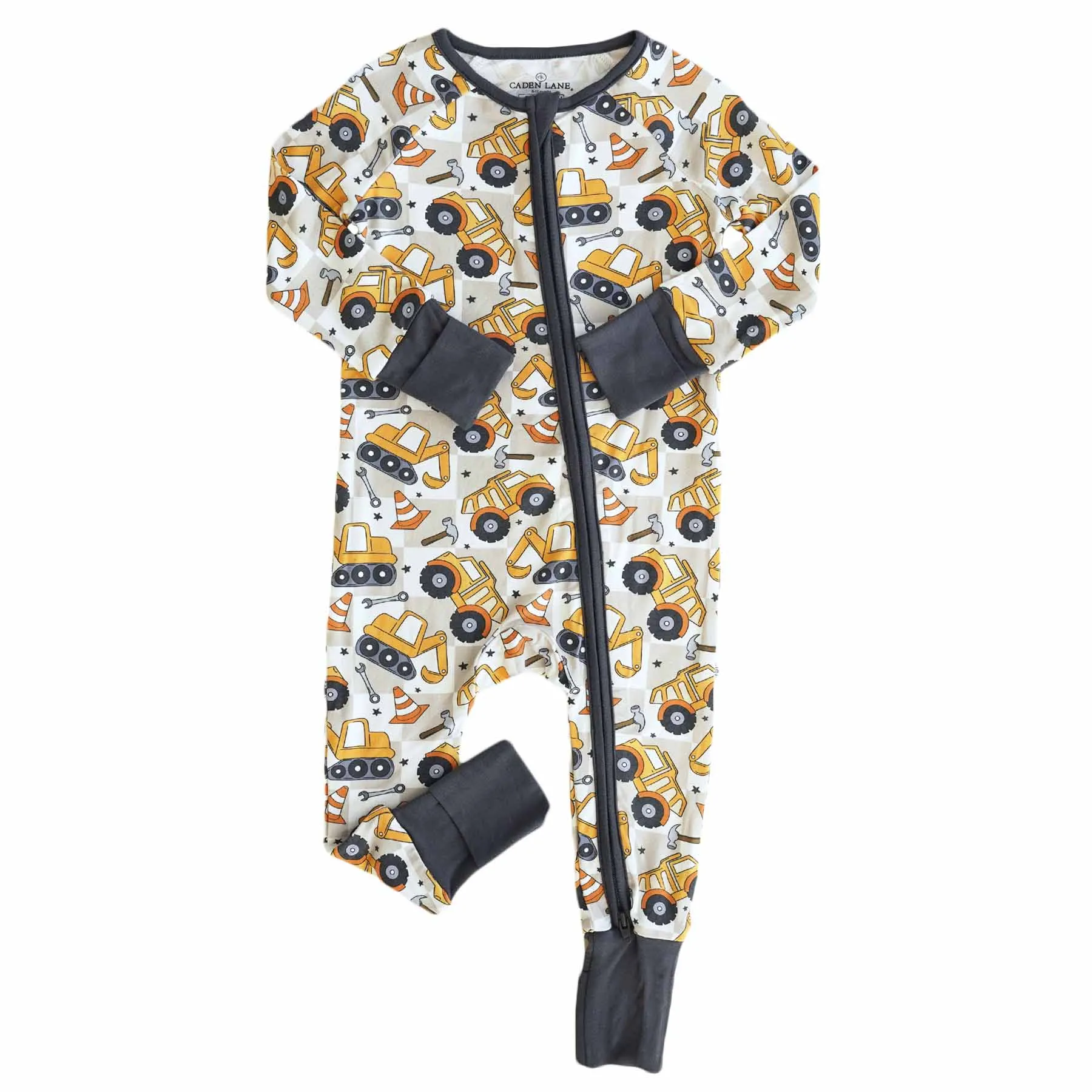 Under Construction Convertible Zip Romper