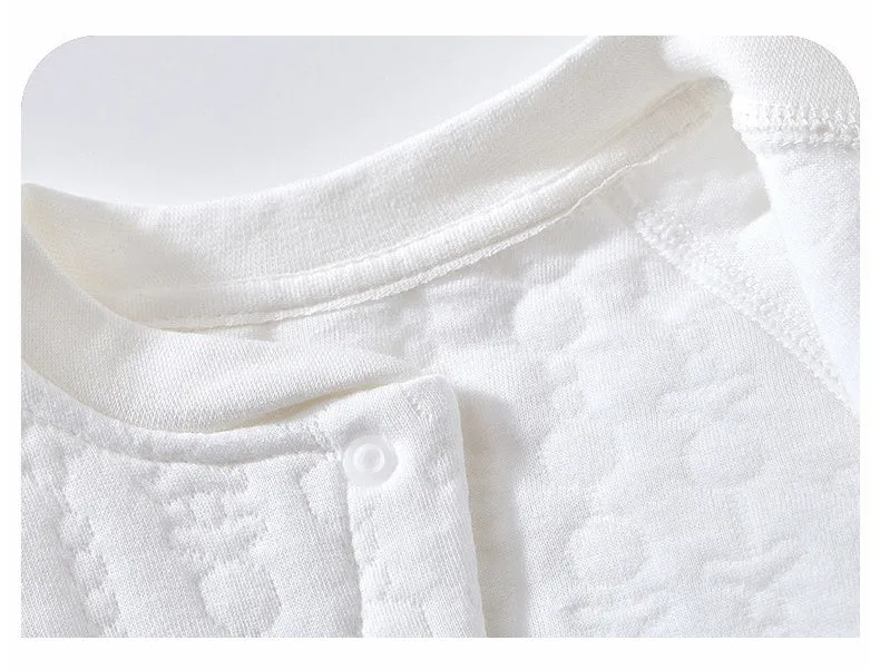 Unisex winter cotton thickened cartoon onesie Spring and winter baby cotton padded warm cotton jacket