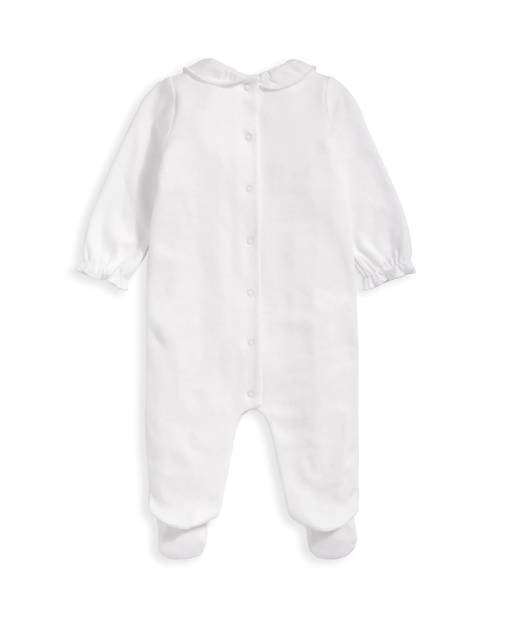 Welcome To The World Sleepsuit - White