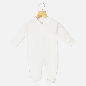 White Plain Full Sleeves Footsie