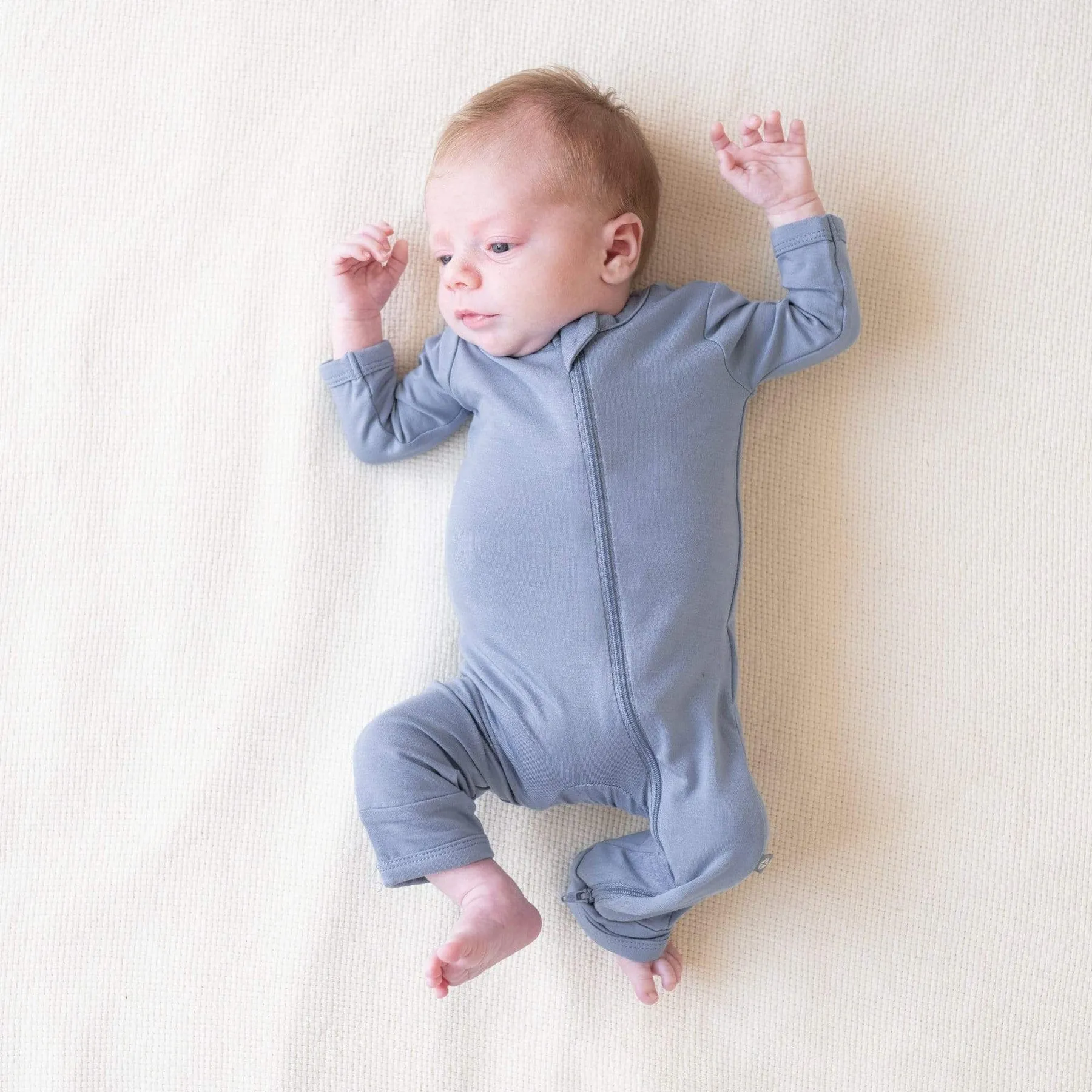Zippered Romper - Slate by Kyte Baby